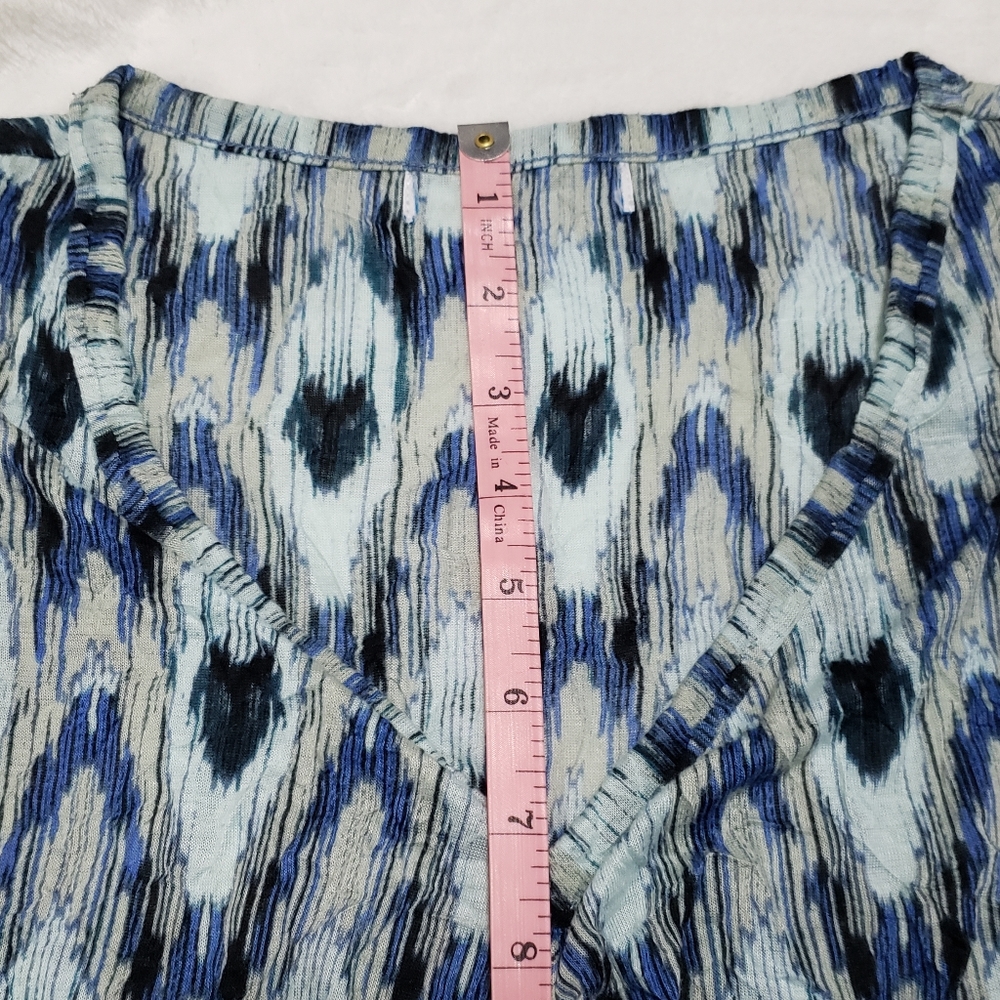 Blue Patterned Top - Picture 6 of 9